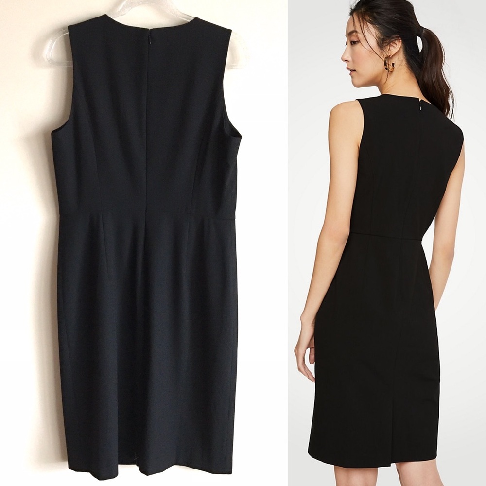 Ann Taylor Black Sleeveless Sheath Dress - Picture 2 of 6